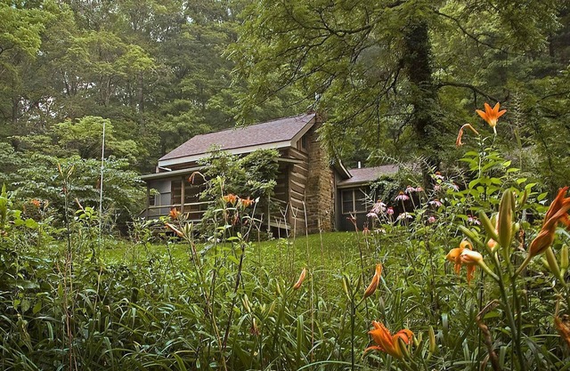 Cabane en rondins B'Twixt the Ridges