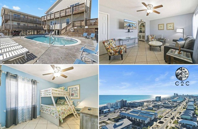 2BR Condo w Pool, Beach Access and Walk to Hangout