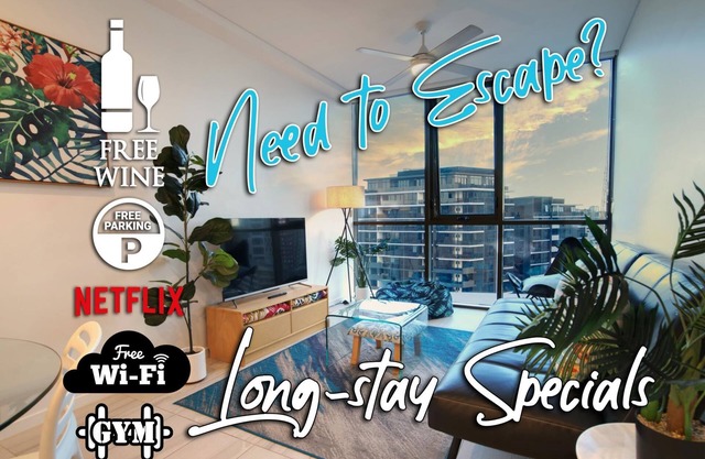 2BR Food&Drink Hub ????Pool????????2 cars????Gym????Rooftop