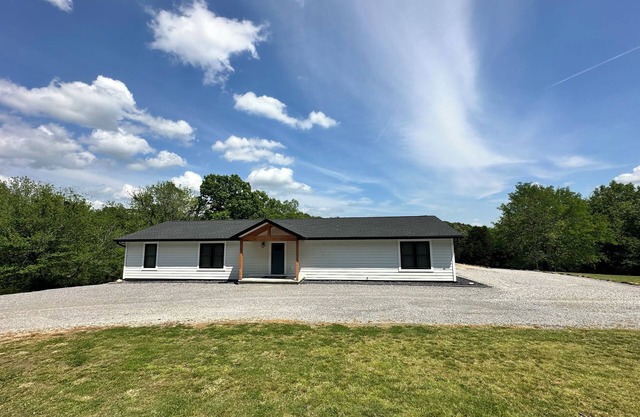 3 bedroom 2 bathroom home on 14 acres in a peaceful, relaxing setting.