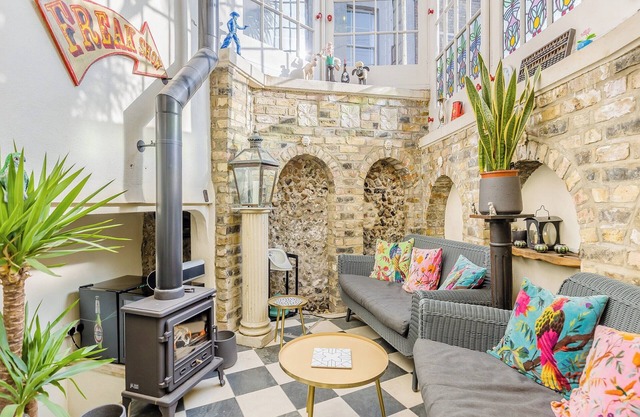 Stunning house with so much character literally on the seaside.