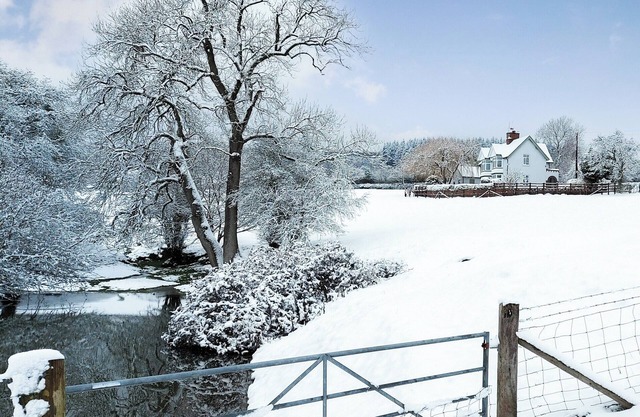 Enjoying amazing views over the surrounding farmland, and beyond the Shropshire hills.