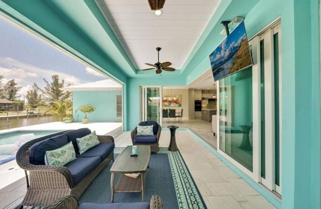 3 Bedroom Home on a Canal with a Heated Pool