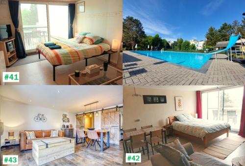 3 Studios - 3 Ambiances - Tout confort - Piscine ouverte juillet aout - Zwembad open july augustus