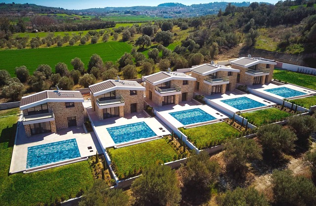 3. Villa with private pool and gym