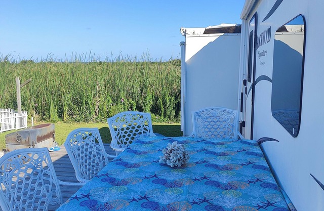 Rv 35 ft dans un camping tout à fait