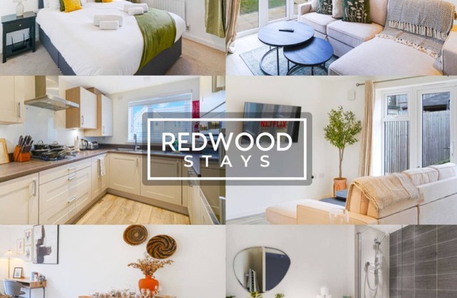 3 Bed 2 Bath Modern House, FREE x2 Parking + Wi-Fi