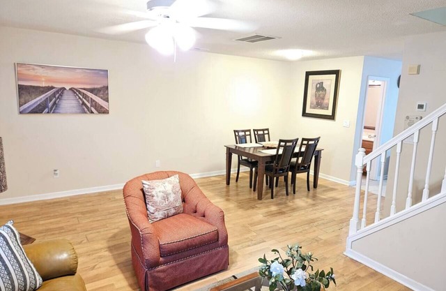 Spacious 3-bedroom townhome in Raleigh with WiFi and AC