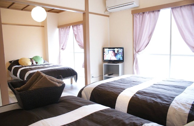 3DoubleBeds Maxp6ppl 5mintoStations - SOLEIL Shinsaibashi / Osaka Ōsaka