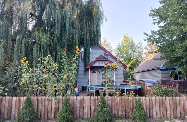 4 bedroom 2 bath house with fenced yard. Close to downtown and U of I