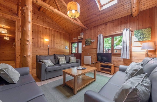 Newly renovated for Summer 2020. Superior lodge with rustic feature wooden beams.