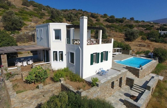 Villa de 4 chambres à Andros avec vue sur la mer Égée