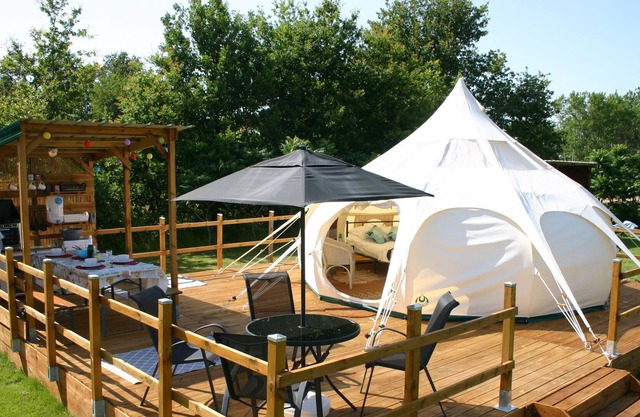 Tente Glamping 4 Places En Dordogne