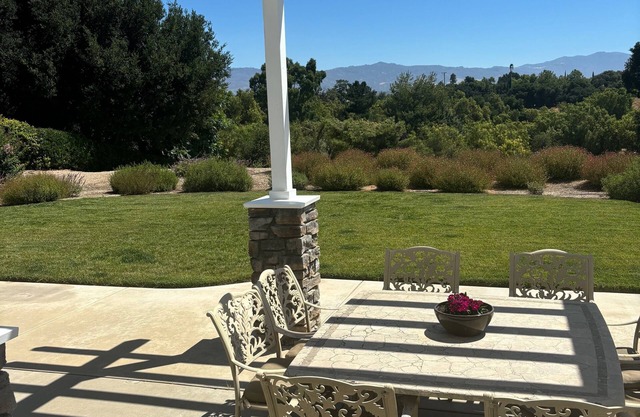 5-bedroom ranch house on 5 acres with Mountain views in adorable Santa Ynez