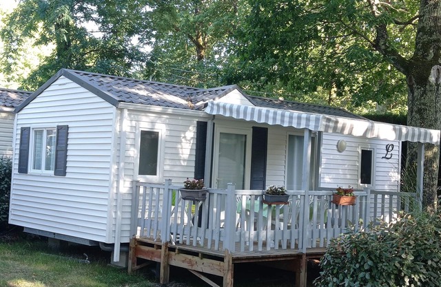 A 5 mn de la plage ! Mobil home spacieux avec terrasse couverte