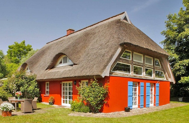 Maison de vacances 5 étoiles avec toit de chaume - Maison de vacances