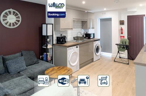 5BR House By WillCo Property Short Lets & Serviced Accommodation Derby With Games, Parking & Wi-Fi
