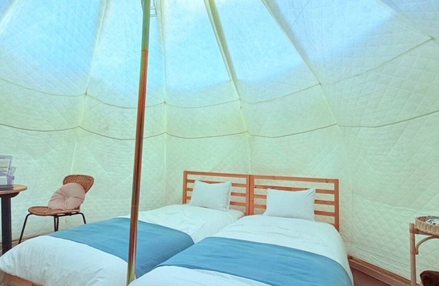 5m bell tent A overlooking Sagami Bay for 2 peopl / Ito Shizuoka