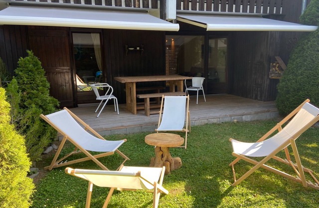 Appartement 6 couchages en rez de jardin privatif