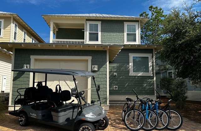 Golf Cart Included! 4 Adult Bikes! Resort Pools! - Perfect Pitch in NatureWalk on 30A