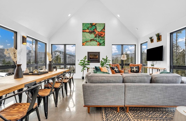 Modern Getaway w/ Hot Tub, Firepit & Games Room