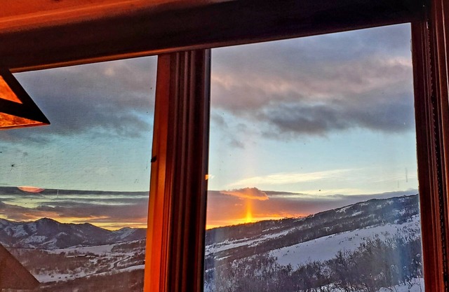 Log Ski Chalet unbelievable view of the slopes