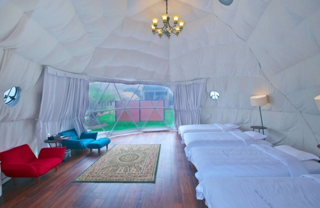 7m dome tent 30 square meters villa house with / Sambu-gun Chiba