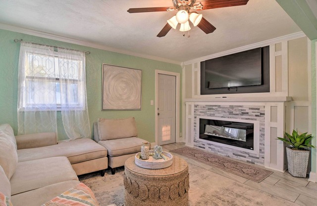 Family-Friendly, Pastel Gem w/ Private Pool!