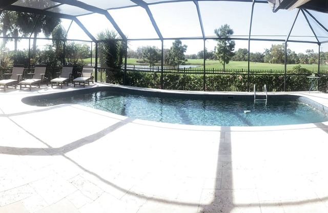 Beautiful 4 bedroom home with pool & hotub for rent 8 miles from the beach