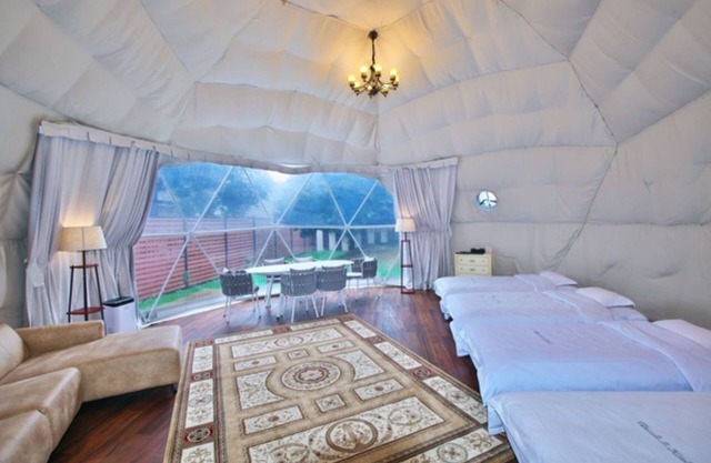 8m dome tent 30 square meters villa house with / Sambu-gun Chiba