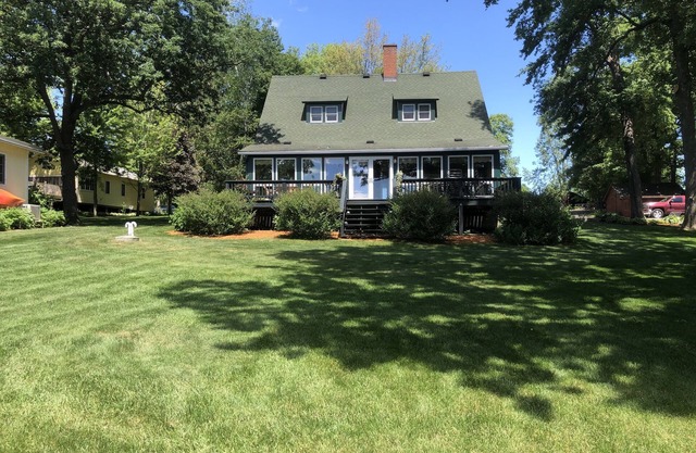 90 Ft of Frontage on Balsam Lake, WI--w/large dock and more. Sleeps 12+