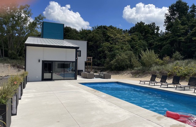 Private Modern Lake Home with pool, hot tub, pool table & space to entertain