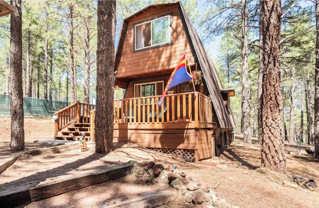 Quaint A-Frame in the Kaibab Nat'l Forest