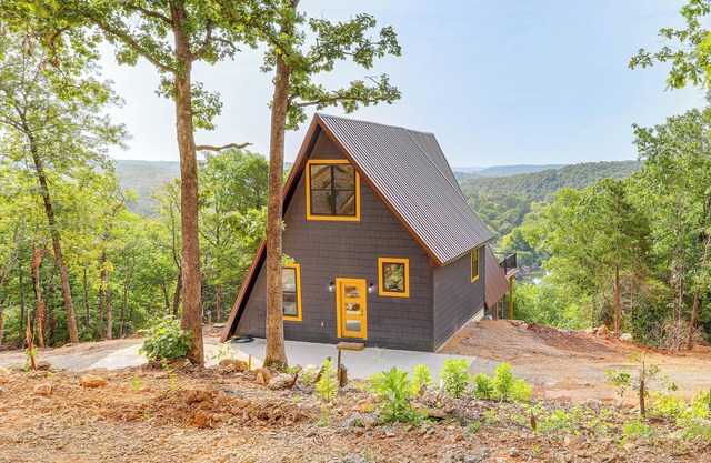 A-Frame Hardy Cabin w/ Spring River Views!