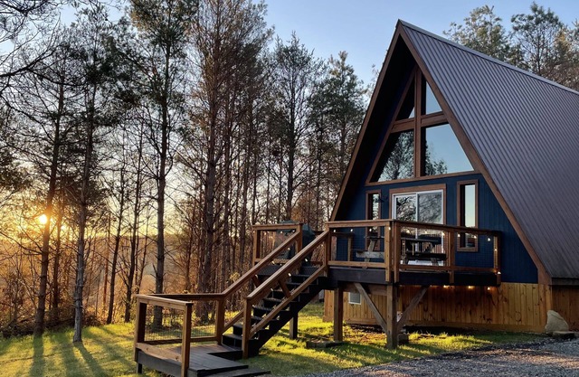 The A-Frame-Cabine-Salle de bain privée séparée