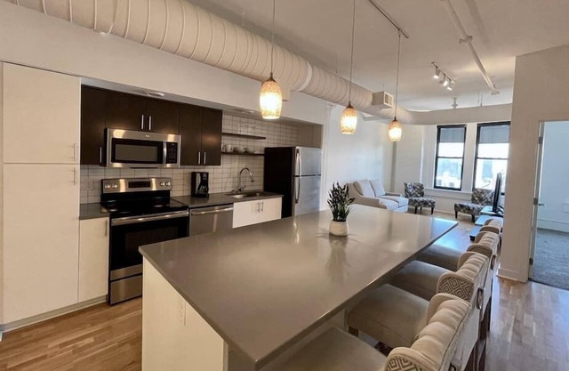A historic 1,200 square foot loft in the heart of the Old Market