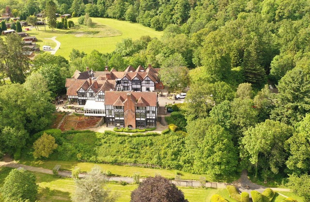 A house that sleeps 36 guests in 18 bedrooms
