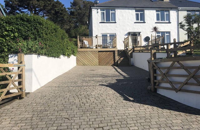 A large house, with sea views, situated in a small picturesque village.