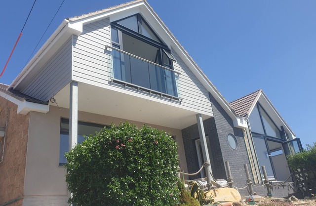 Un grand bungalow en duplex avec une vue imprenable de loin sur Woolacombe