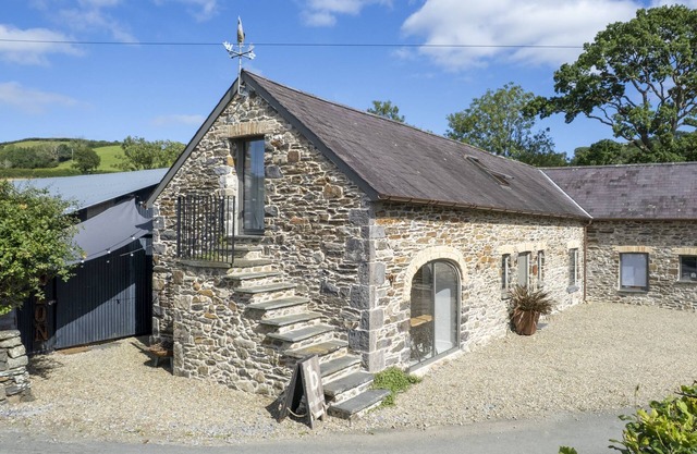 A luxurious barn converted to high standard with hot tub
