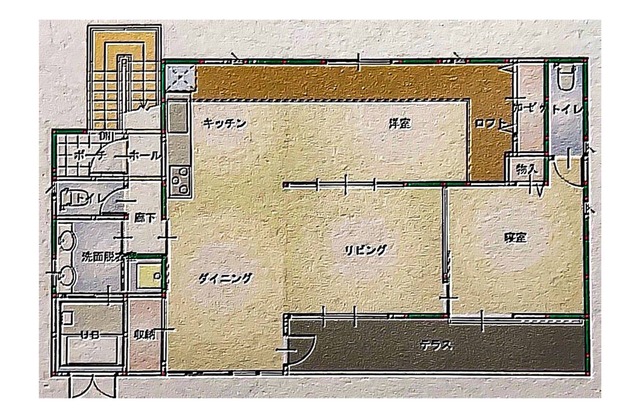 A panoramic view of Iwaya Beach Miamistyle villa with loft / Awaji Hyōgo