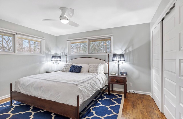 A peaceful hilltop retreat just a few blocks from Lake Michigan