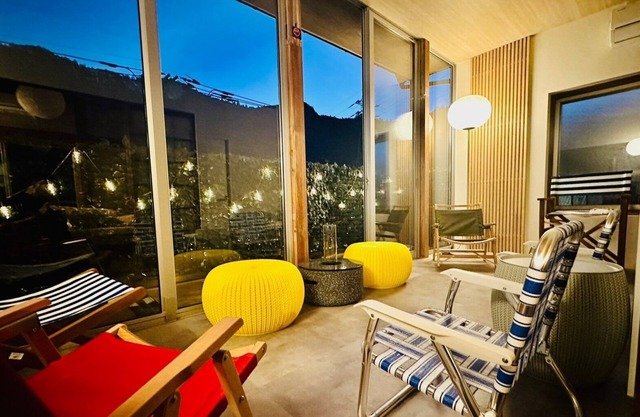 A private inn with a large bath a terrace where y - Kamiya Resort Okutama Terrace Bath / Ome Tokyo