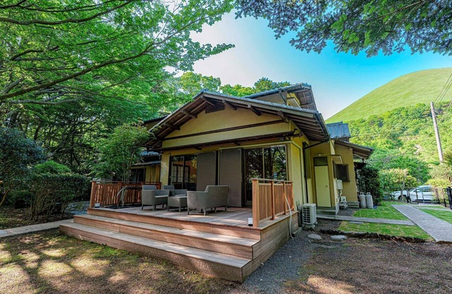 A rental villa with a dog run and an openair bath / Ito Shizuoka