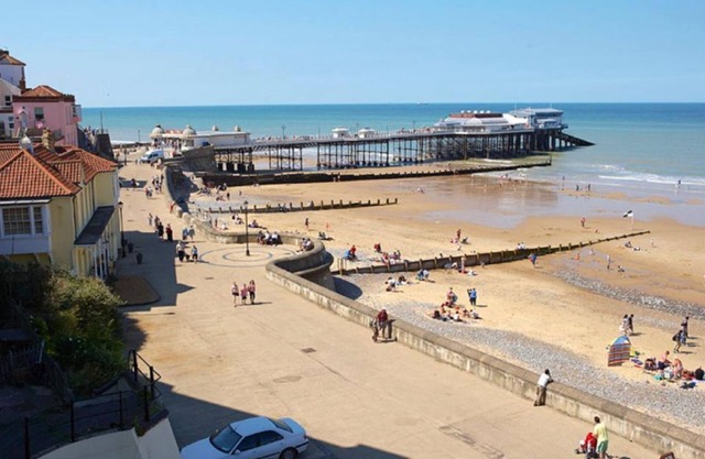 Idéal pour une escapade romantique, le Millers Loft est un cottage de vacances offrant une vue imprenable sur le nord de Norfolk.