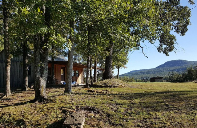 Une cabane isolée sur la rivière Buffalo Nation avec de belles vues et la faune.