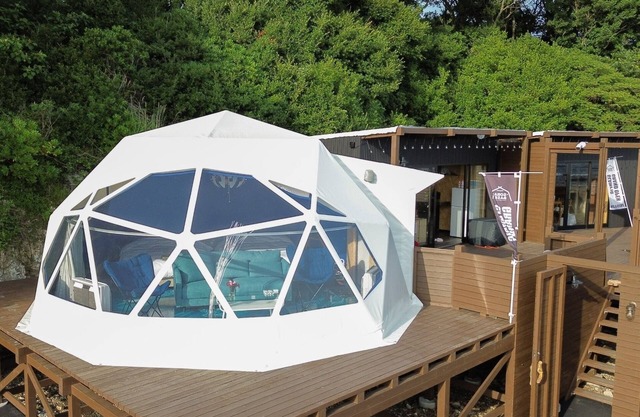 A site dome tent / Chita-gun Aichi