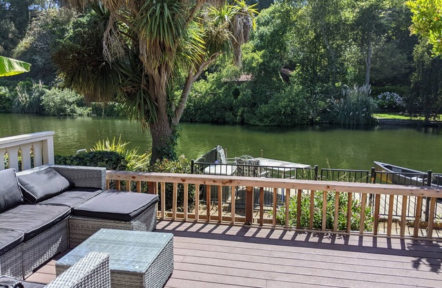 Un petit coin de paradis sur la rivière à Capitola !!