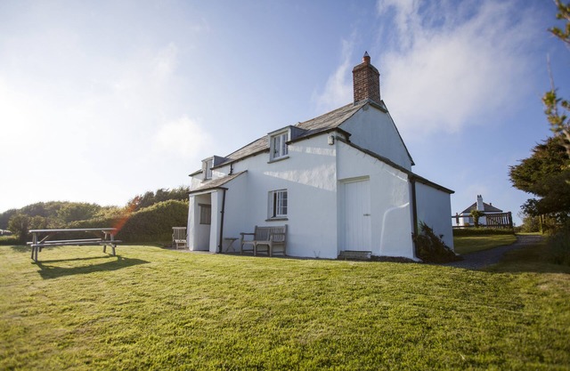 Un chalet Cornish Ferme traditionnelle avec la Côte vues spectaculaires
