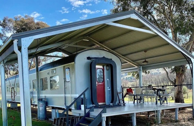 A unique sleeper train carriage near Bathurst that's off the rails!